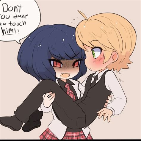 Anini On Instagram Kagami Being Overprotective With Her Boyfriend ️‍🔥 Miraculous Ladybug