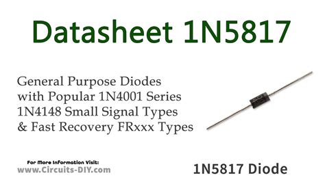 1N5817 Schottky Barrier Diode - Datasheet