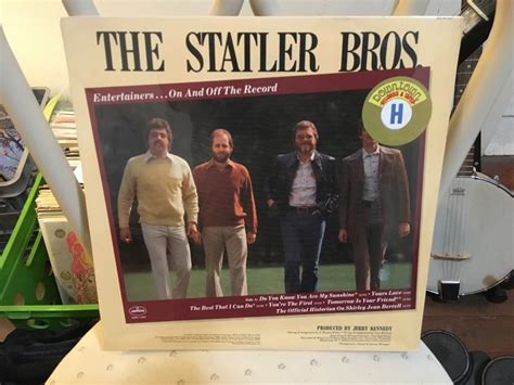 The Statler [bros ] Brothers Entertainers On And Off The Record Lp