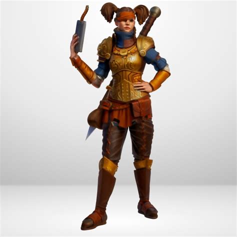 Hot Goblin レイダー女性 ミニチュア ホットゴブリン 盗賊 フィギュア