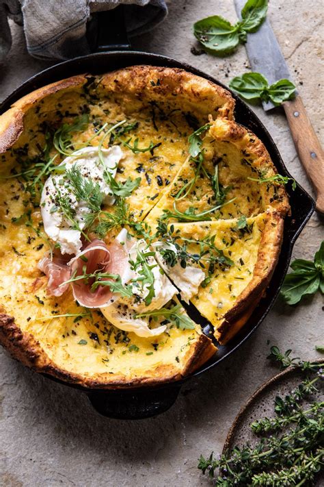 Savory Herb Butter Dutch Baby Half Baked Harvest