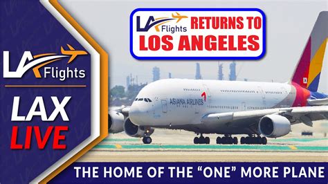 LIVE At Los Angeles International Airport LAX LIVE LAX Plane