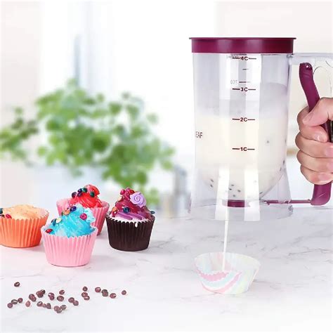 Pc Pancake Cupcake Batter Dispenser With Foldable Batter Separator