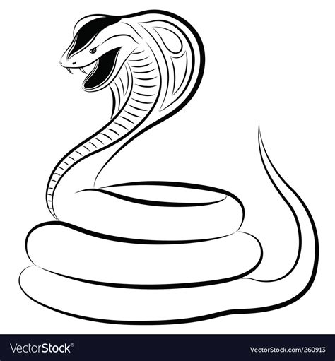 Cobra Snake Royalty Free Vector Image VectorStock