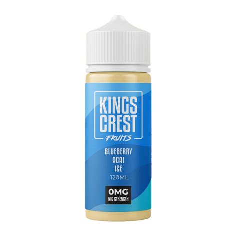 King Crest Fruits Blueberry Acai Ice Ml Mg Vapor Fuel