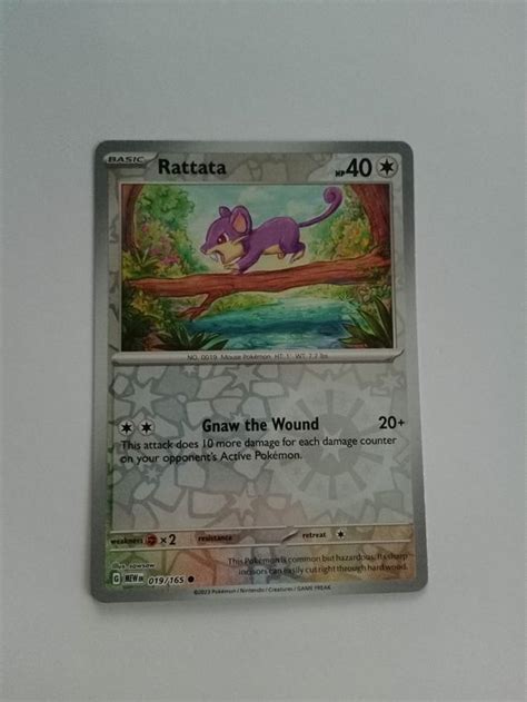 Rattata Rattfratz REVERSE HOLO Pokemon 151 Mew Kaufen Auf Ricardo