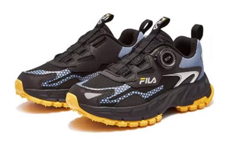 Gs Fila Boa Running Shoes Black Grey Blue K15b342503fba Kicks Crew