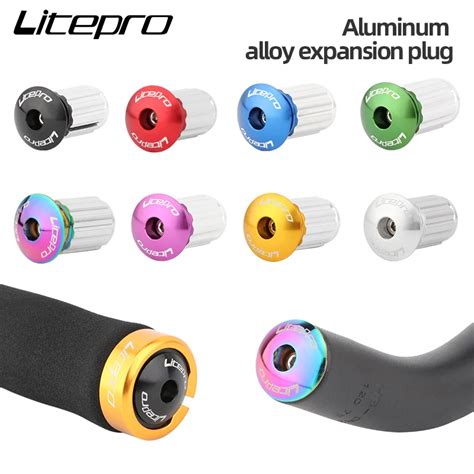 Lp Litepro Bicycle Grip Handlebar End Caps Aluminum Alloy Mountain Road