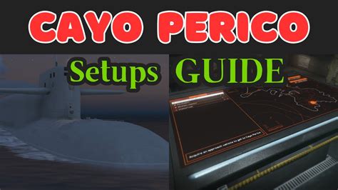 How To Do Cayo Perico Heist Setups Mission In GTA Online YouTube