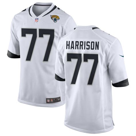 Anton Harrison Mens Nike White Jacksonville Jaguars Custom Game Jersey