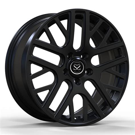 Monoblock 1 Piece Forged Wheels Aluminum Matte Black For Passenger Luxury Car Rims China