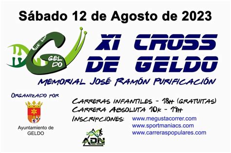 Inscripciones abiertas para la XI Edición del Cross de Geldo memorial