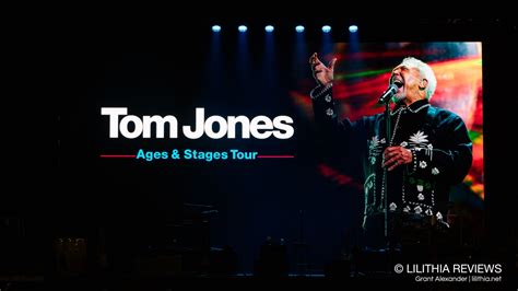 Tom Jones Ages And Stages Tour Margaret Court Arena Melbourne March