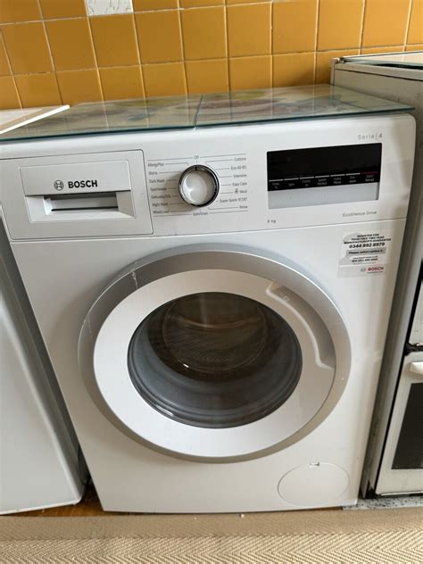 Bosch Series 4 Washing Machine Wan28281gb White 8kg 1400 Rpm Used Ebay