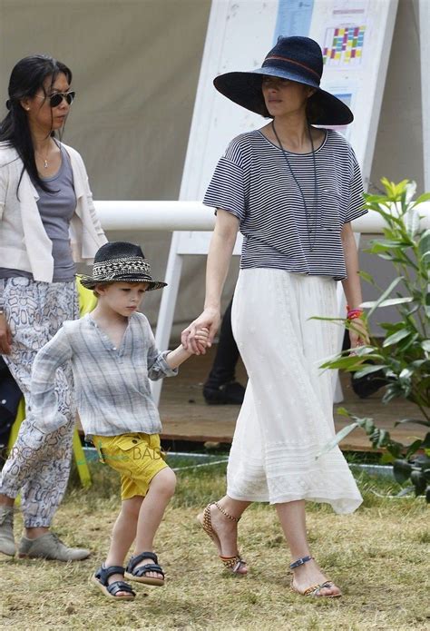 Marion Cotillard & cute son Marcel cheer for her husband Guillaume ...