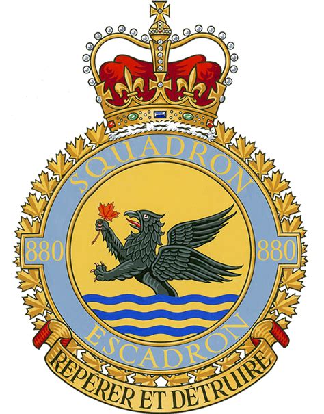 File:No 880 Squadron, Royal Canadian Air Force.png - Heraldry of the World