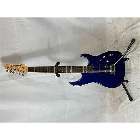 Used Washburn Mercury Solid Body Electric Guitar Blue Guitar Center