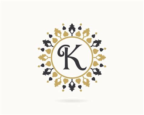 Premium Vector K Logo Luxury Letter K Vector Monogram K Letter Hotel