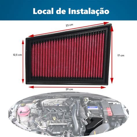 Filtro Ar Esportivo Inbox Chevrolet Onix Turbo Flex 2020 Rs Frete grátis