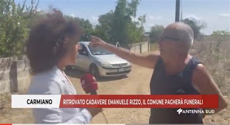 Carmiano Ritrovato Cadavere Emenuele Rizzo Il Comune Pagher Funerali