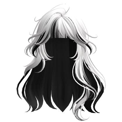 Soft Long Wavy Hair Black White Roblox Item Rolimon S