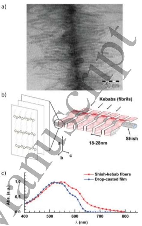 Shish Kebab Superstructure Based On Epitaxial Growth Of The Conjugated