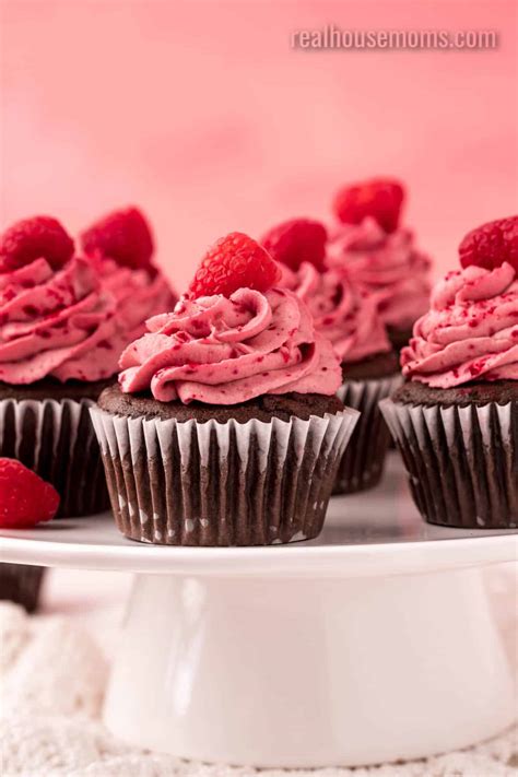 Chocolate Raspberry Cupcakes Real Housemoms