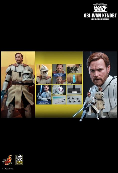 Obi Wan Kenobi Aus Der TV Serie Star Wars The Clone Wars Von Hot Toys TMS095