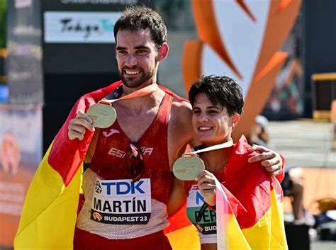 Fotos del histórico doblete de Álvaro Martín y María Pérez en el