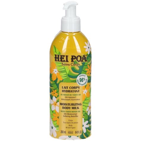 HEI POA Lait Corps Hydratant Monoï de Tahiti 250 ml Redcare Pharmacie