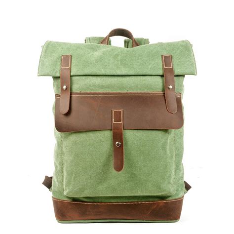 Waxed Cotton Backpack - Vintage Rucksack | GLASGOW | EIKEN