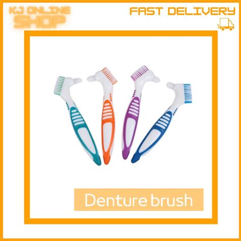 Denture Cleaning Brush Dedicated Denture False Teeth Brush Oral Care