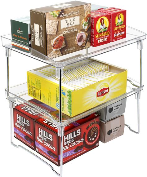 Buy Sorbus Stackable Shelves For Cabinets And Countertop Storage Shelf Organizer Stand Racks