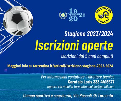 Iscrizione Stagione 2023 2024