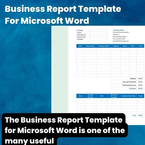 FREE 29+ Sample Business Report Templates in MS Word | Apple Pages ...