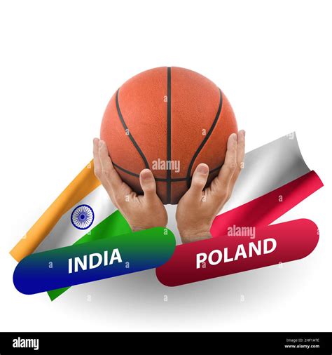 Basketball competition match, national teams india vs poland Stock Photo - Alamy