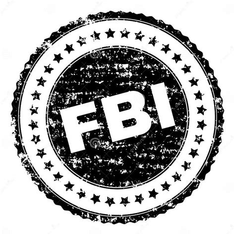 Grunge Textured Fbi Stamp Seal Stock Vector Illustration Of Inspector