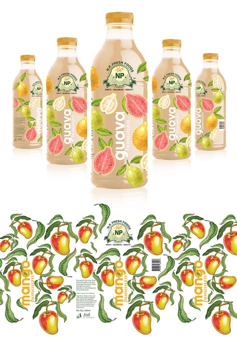 Np Fresh Foods Juices On Behance Juice Packaging Packaging Labels