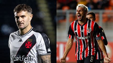 Vasco x São Paulo onde assistir ao vivo e escalações da partida