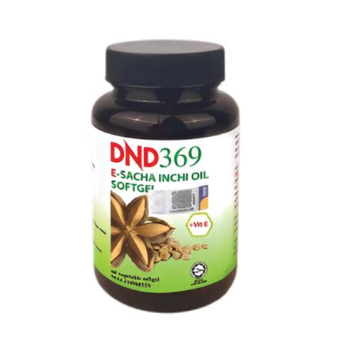 DND 369 E SACHA INCHI OIL SOFTGEL 1 BOTOL ZURAIDAH DND