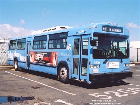 Busdrawings Big Blue Bus 1989 MCI TC 40102A