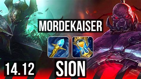 Mordekaiser Vs Sion Top K Dmg Legendary Vn Master