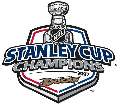 Anaheim Ducks Champion Logo National Hockey League Nhl Chris