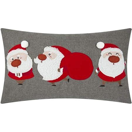 Amazon Oiseauvoler Christmas Throw Pillow Cover Santa Claus