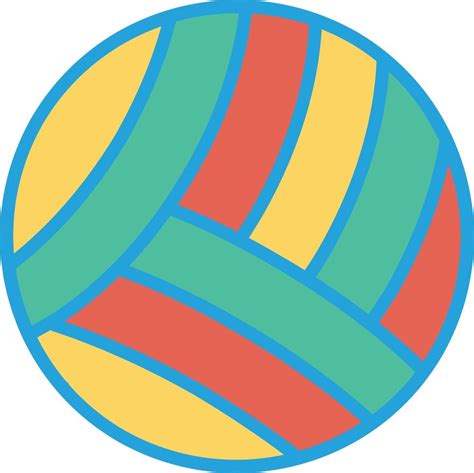 Icono Plano De Voleibol 13949664 Vector En Vecteezy