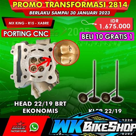 Jual Head Brt Super Cylinder Head Crf Tiger Klx Nmax Mx King