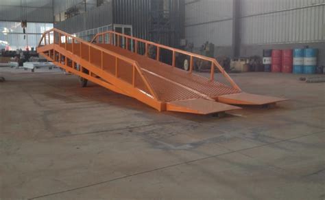 Manual Adjustable Container Loading Mobile Dock Ramp