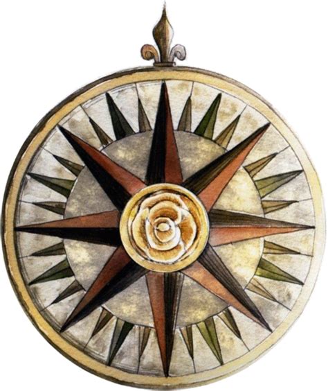 Download Vintage Compass Rose Illustration