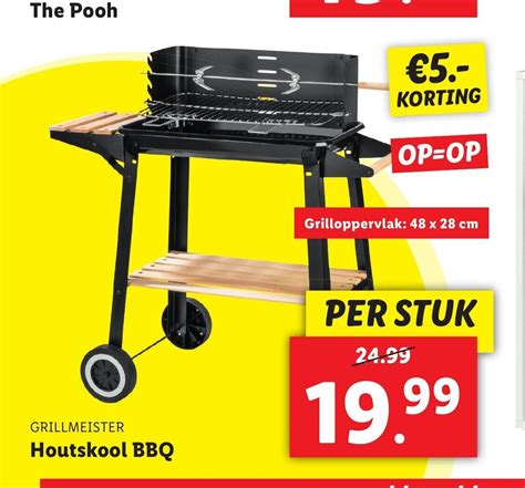 Grillmeister Houtskool Bbq Aanbieding Bij Lidl