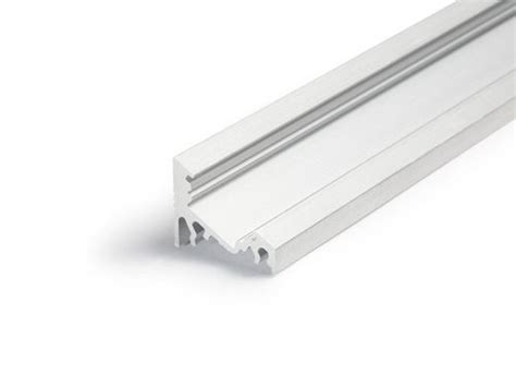 LED Profile CORNER10 BC UX 2000 Raw Alu Raw Aluminum 2 M Clarumled